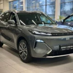 Geely EX5 EM-i зимой: прогрев салона, работа батареи и расход энергии
