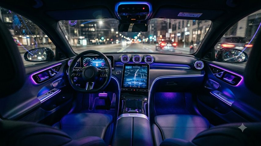 Как сделать подсветку салона автомобиля удобной и безопасной